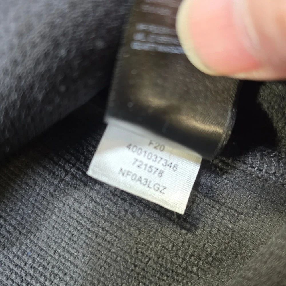 The North Face Windwall Vest Mens XL Charcoal‎ Grey Full Zip Co. Logo